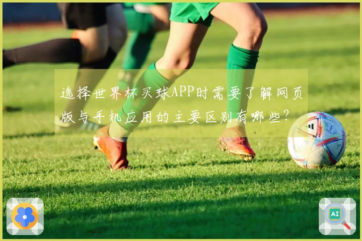 选择世界杯买球APP时需要了解网页版与手机应用的主要区别有哪些？